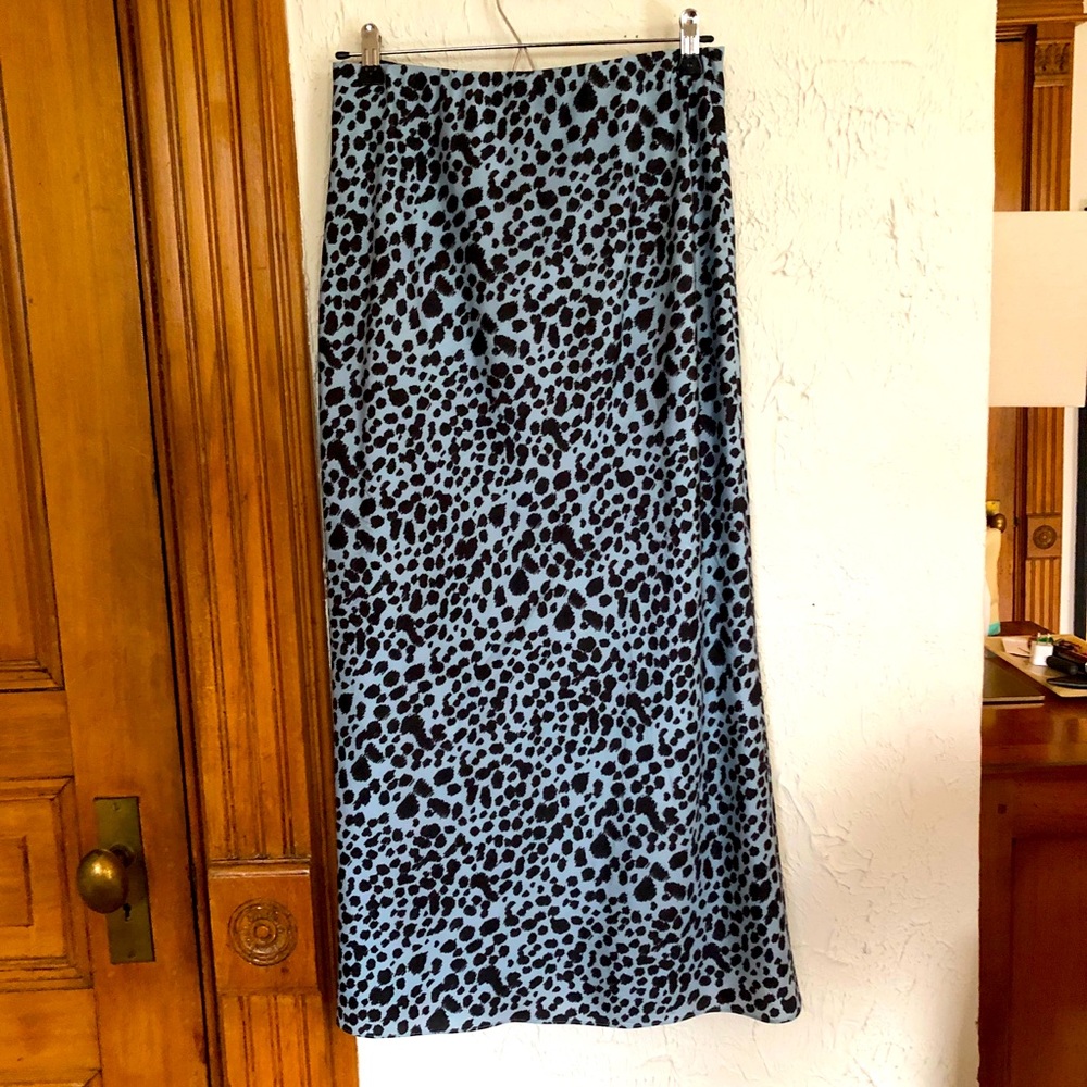 Theory Silk Slip Maxi skirt